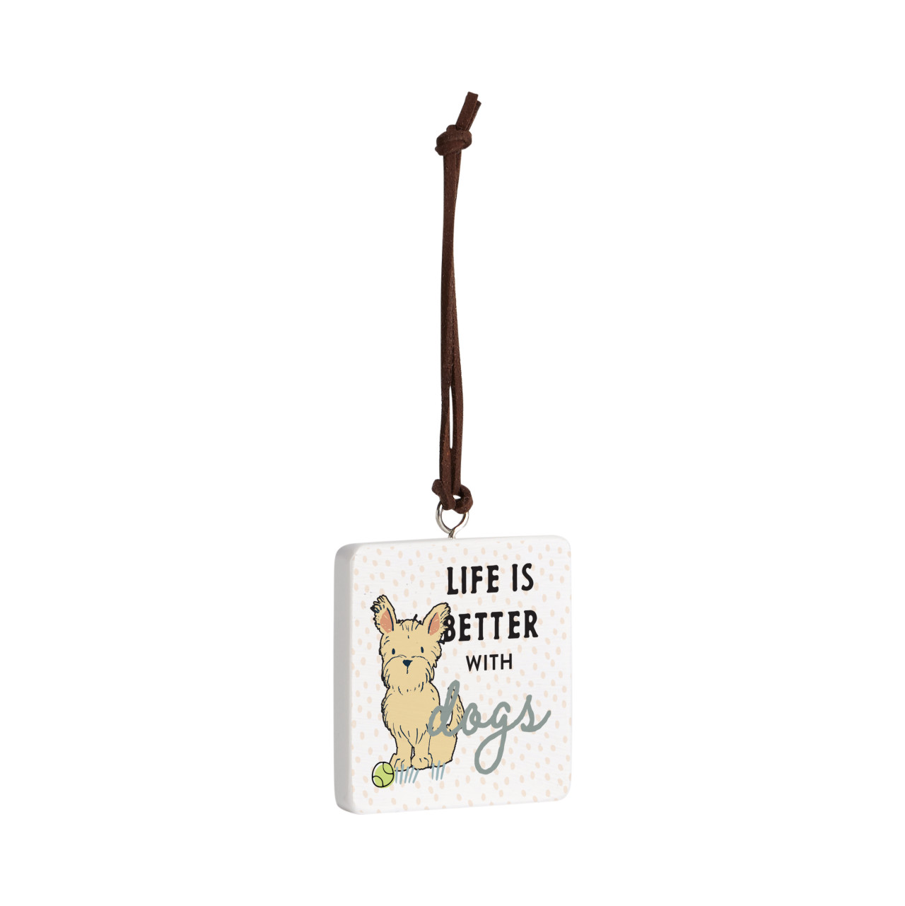 Westie Dog Ornament - Bone thumbnail