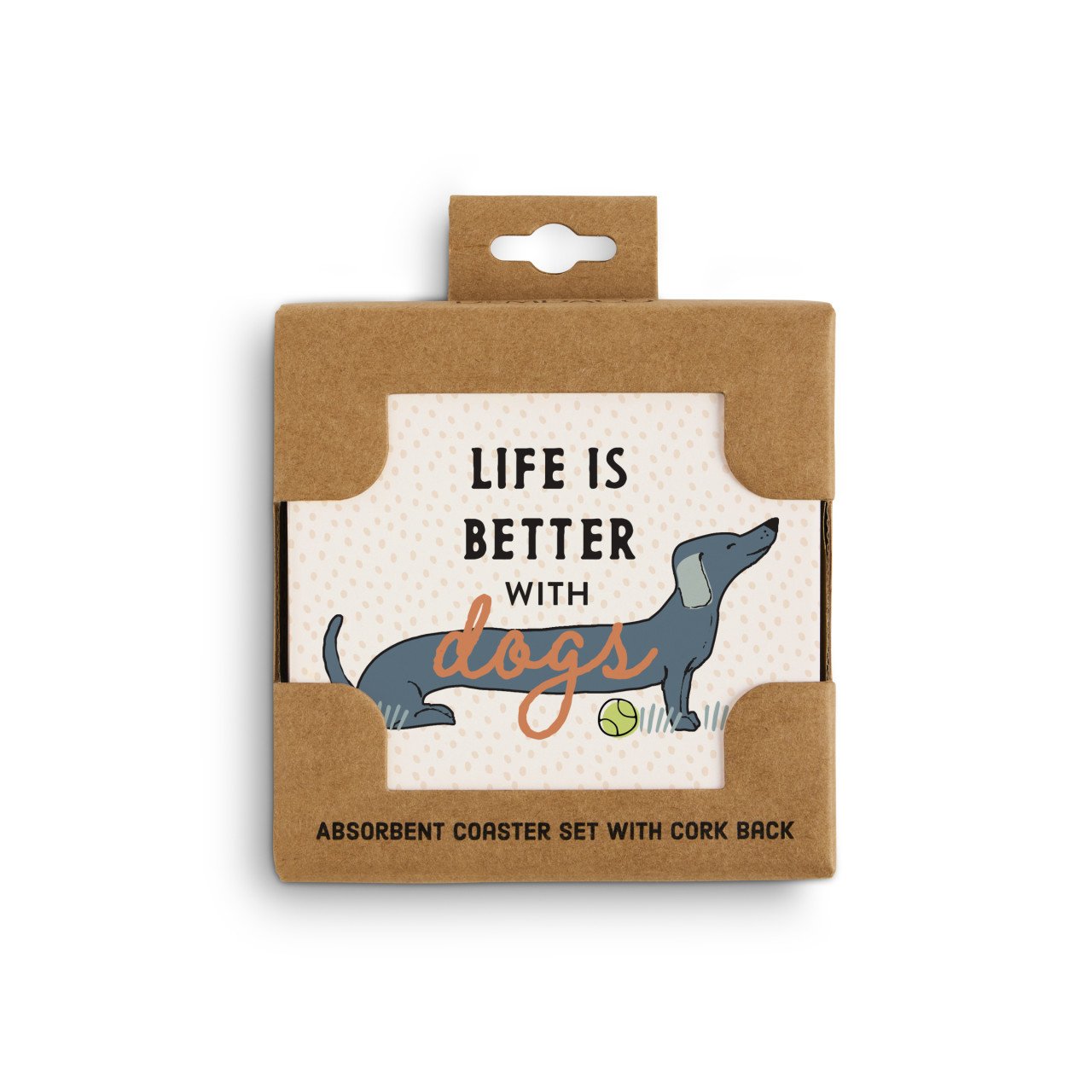 Dachshund Dog Coasters - Set of 4 thumbnail
