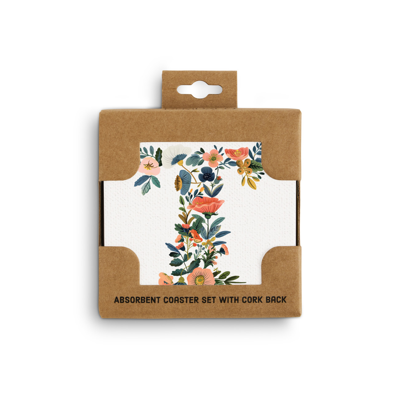 T Monogram Coasters - Set of 4 thumbnail