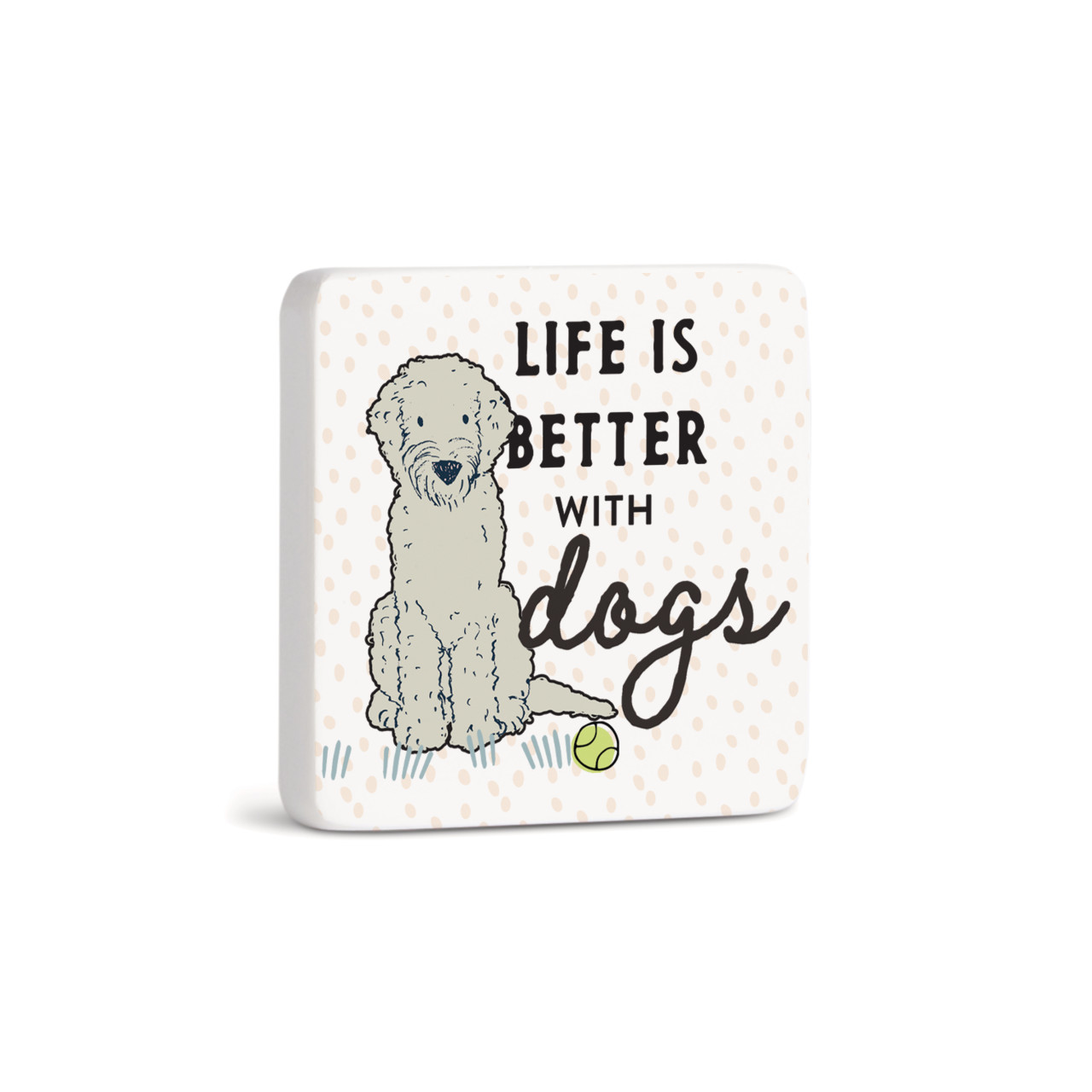 Old English Sheepdog Dog Magnet - Bone thumbnail