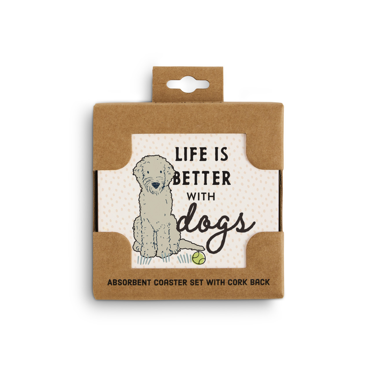 Old English Sheepdog Dog Coasters - Set of 4 thumbnail