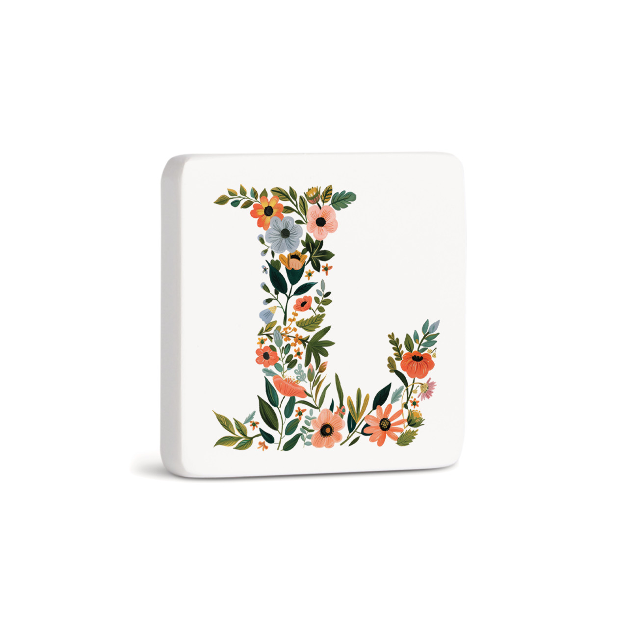 L Monogram Magnet - Bone thumbnail