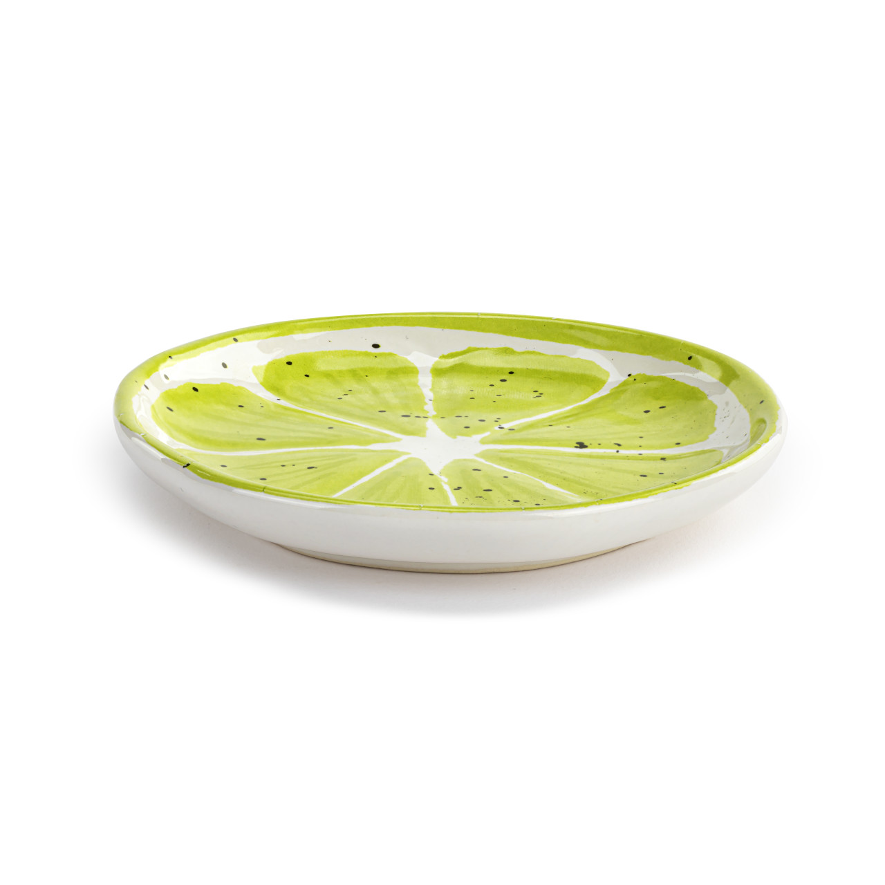 Lime Shaped Ceramic Plate - 5in thumbnail