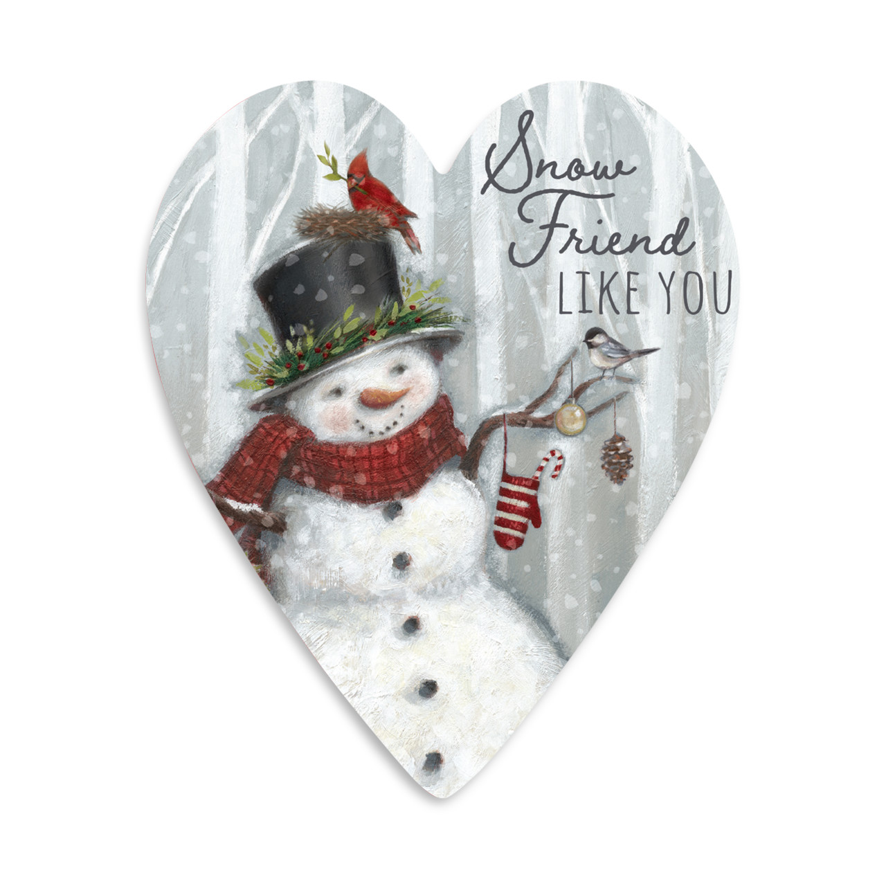 Snow Friend Like You Art Heart Gift Puzzle thumbnail