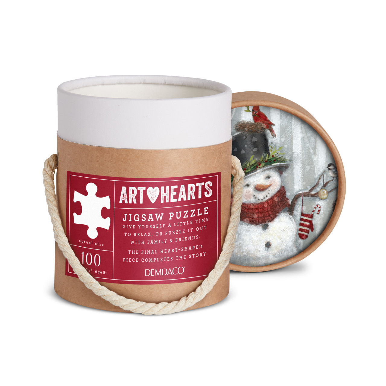 Snow Friend Like You Art Heart Gift Puzzle thumbnail
