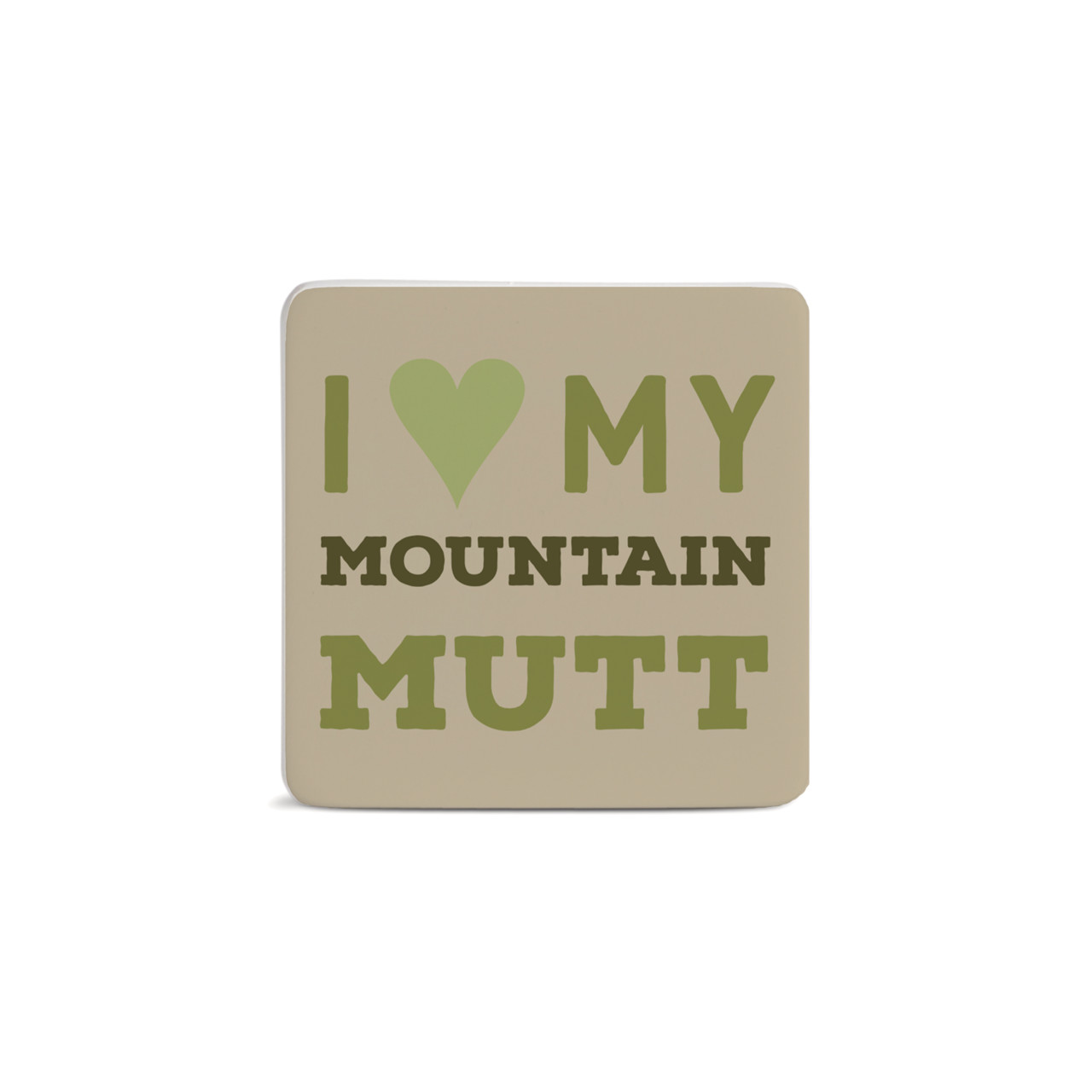 Mountain Mutt Magnet - Bone thumbnail