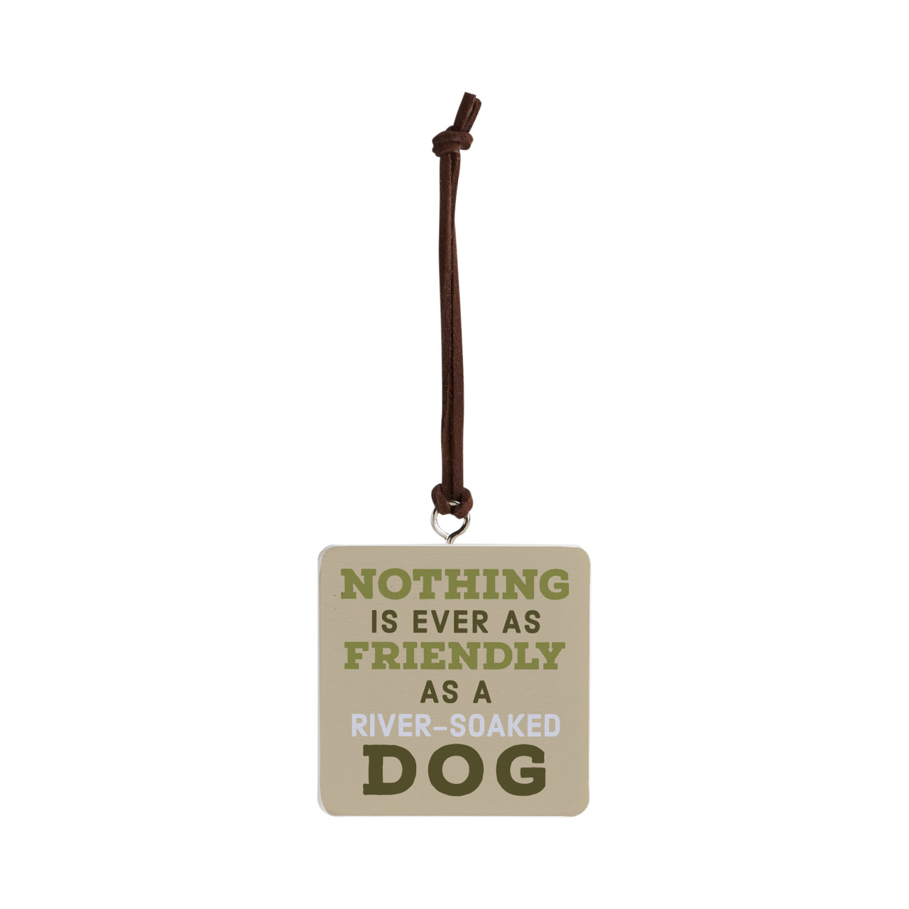 River-Soaked Dog Ornament - Bone thumbnail