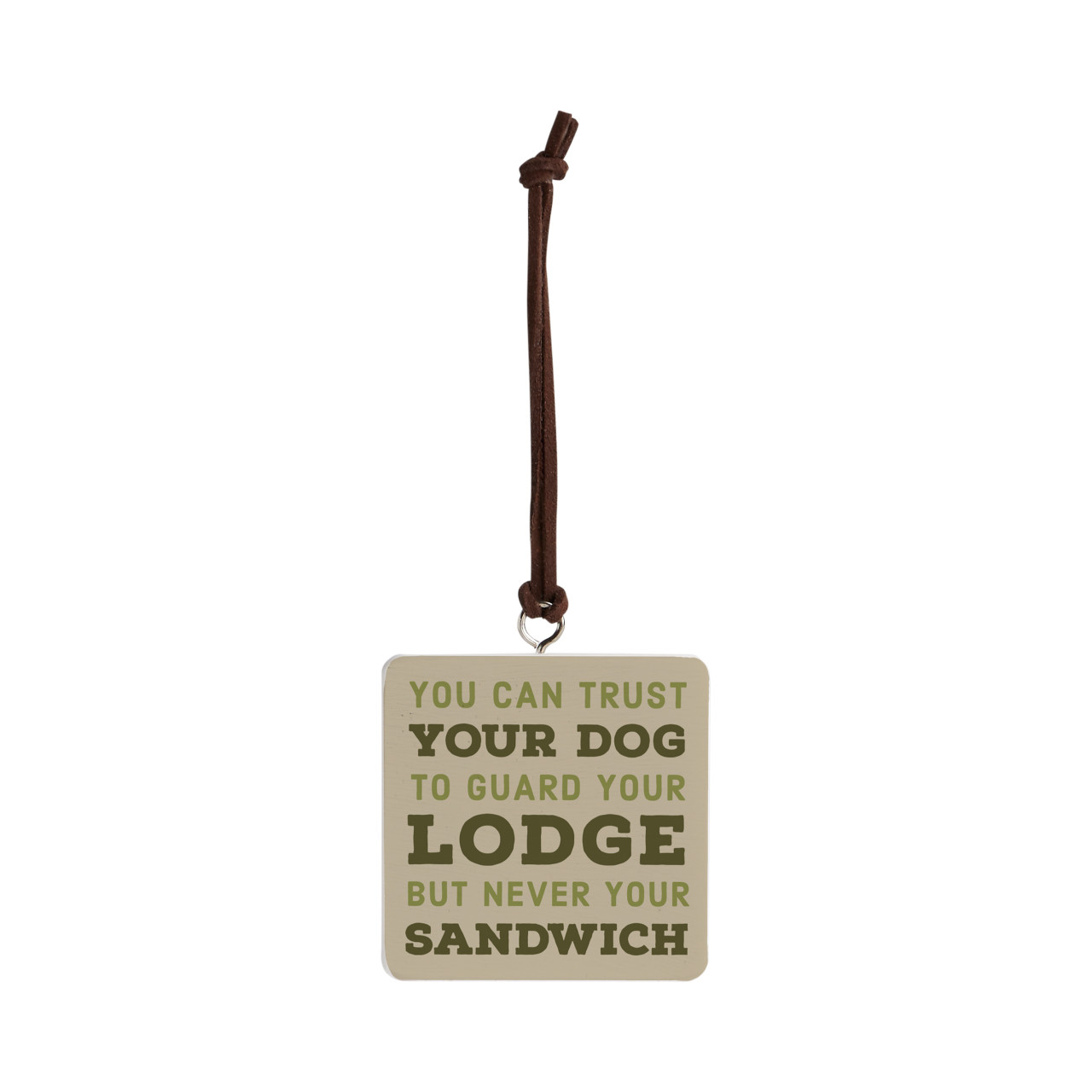 Trust Your Dog Ornament - Bone thumbnail