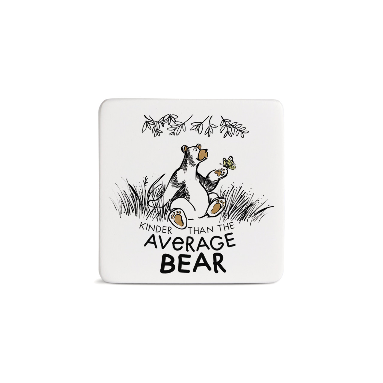 Average Bear Magnet - Bone thumbnail