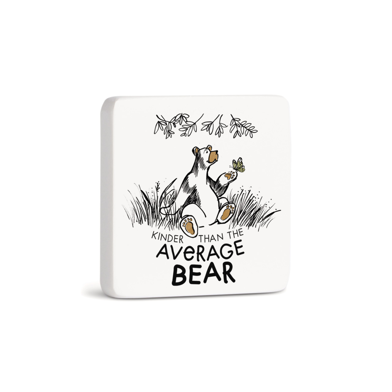 Average Bear Magnet - Bone thumbnail