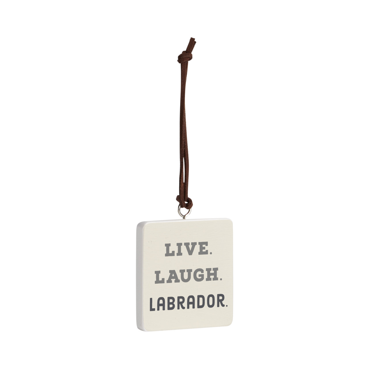 Live Laugh Labrador Ornament - Bone thumbnail