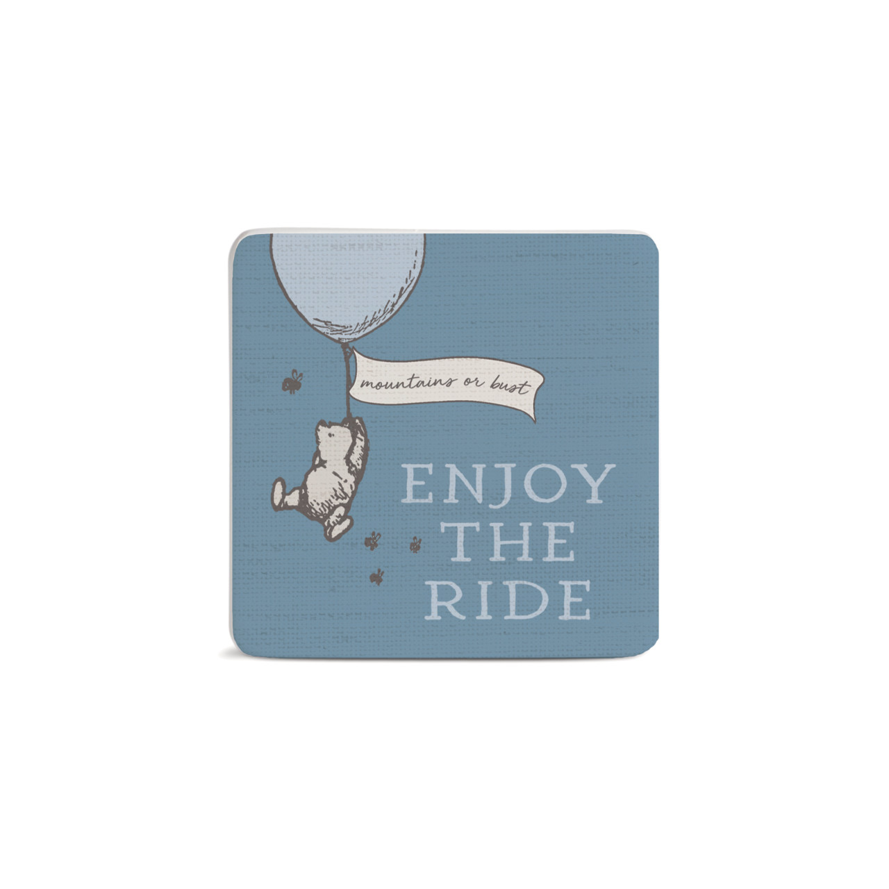 Mountains or Bust Magnet - Bone thumbnail