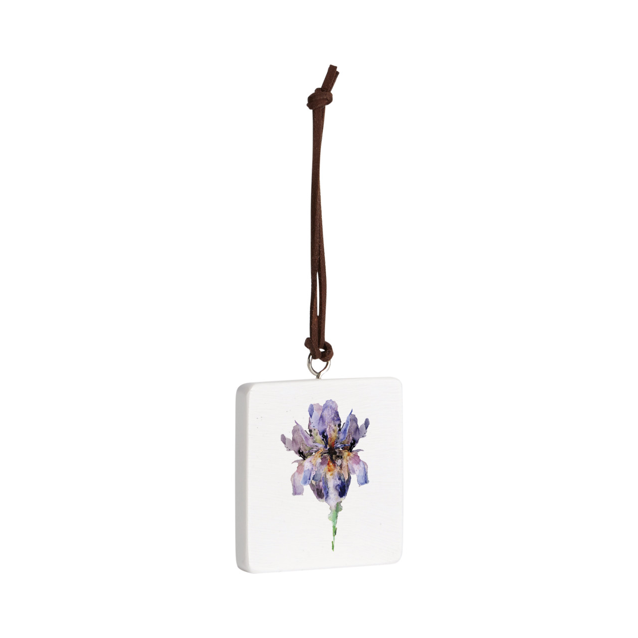 Iris Ornament - Bone thumbnail