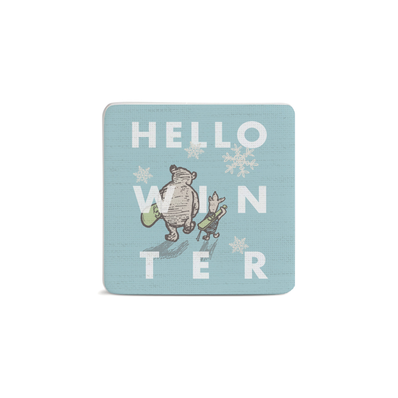 Hello Winter Magnet - Bone thumbnail