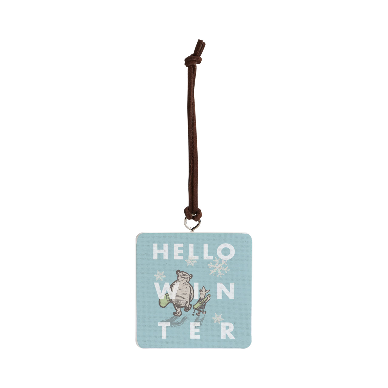 Hello Winter Ornament - Bone thumbnail