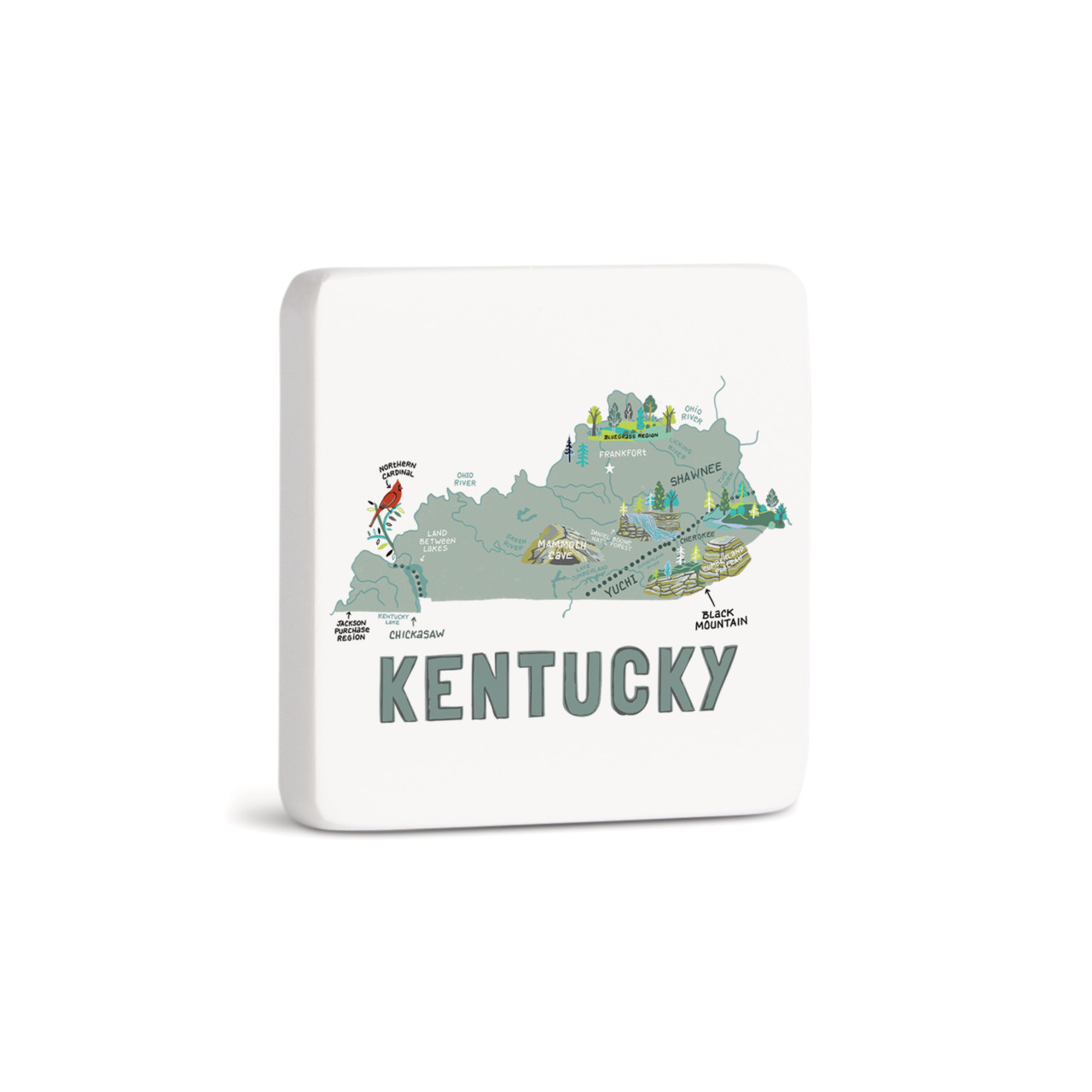 Kentucky State Magnet - Bone thumbnail