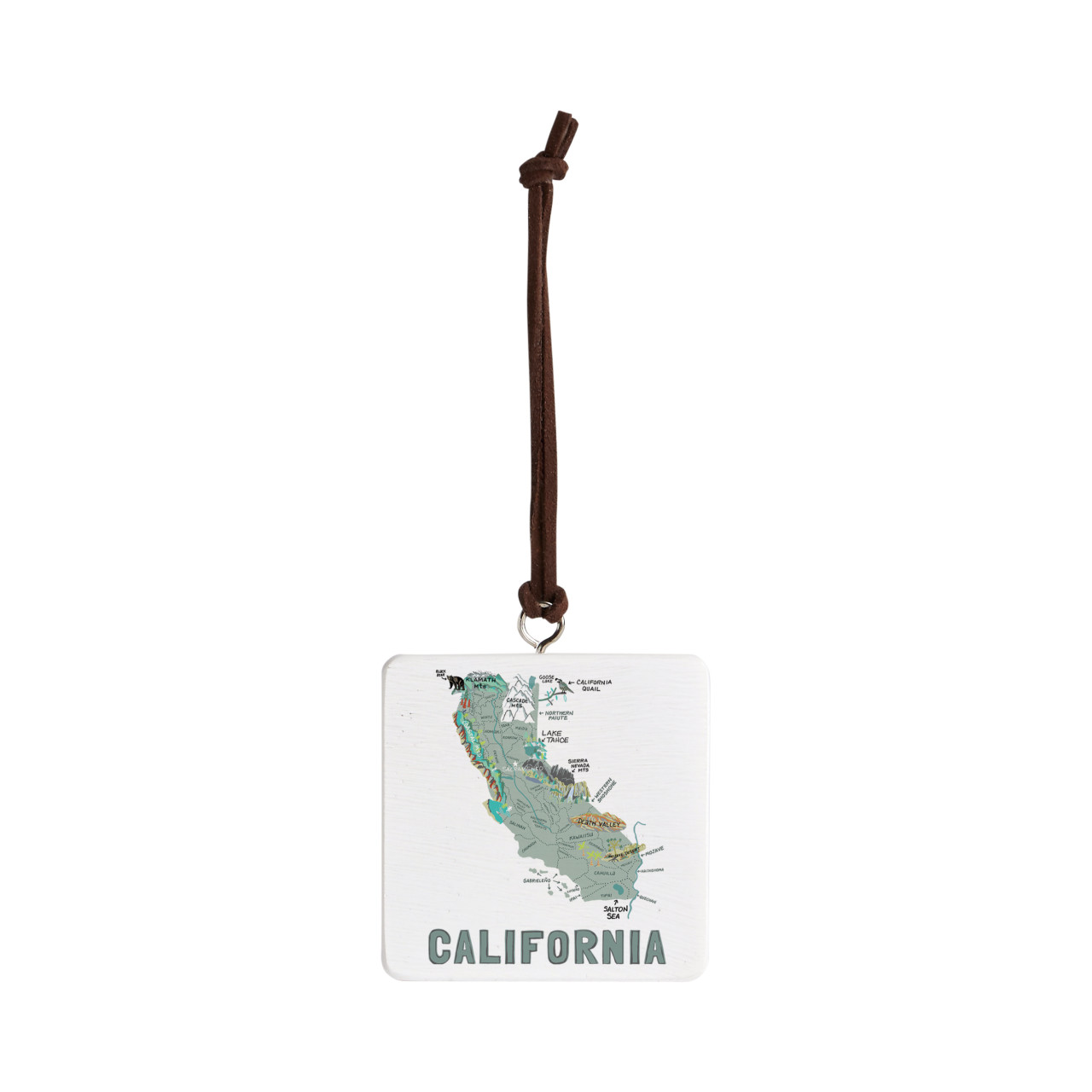 California State Ornament - Bone thumbnail