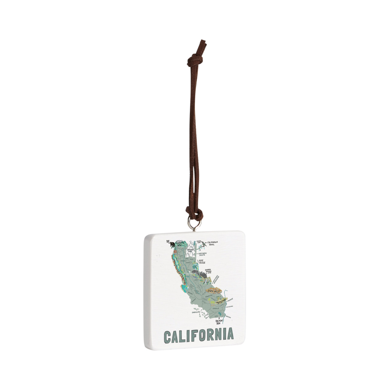 California State Ornament - Bone thumbnail