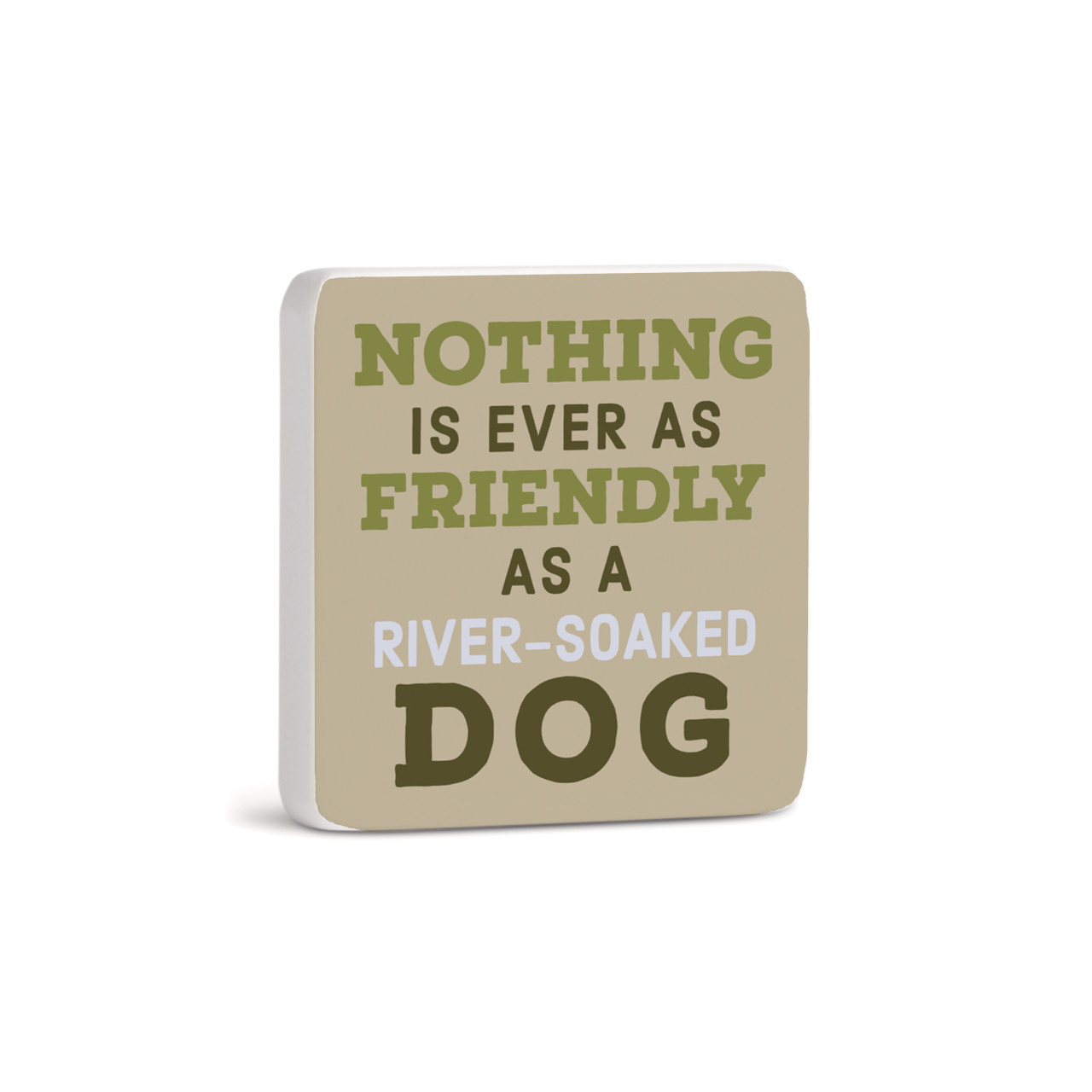 River-Soaked Dog Magnet - Bone thumbnail