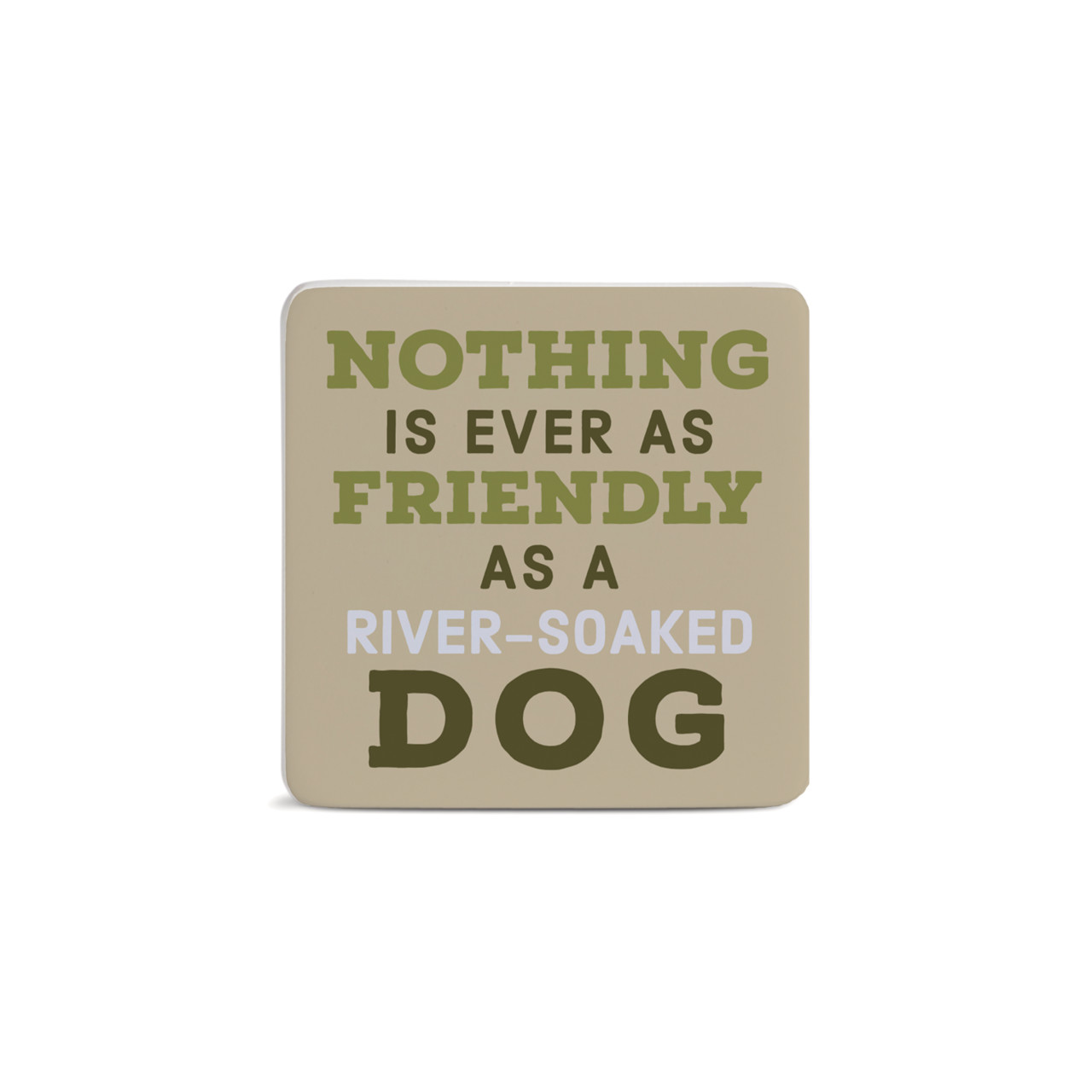 River-Soaked Dog Magnet - Bone thumbnail