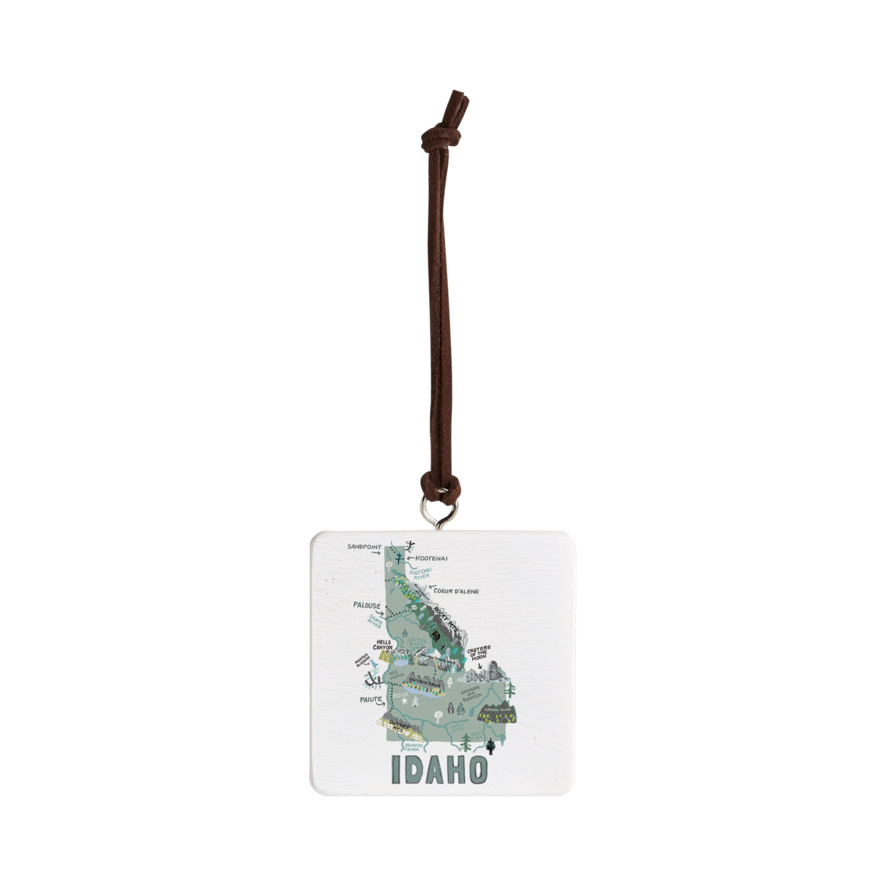 Idaho State Ornament - Bone thumbnail