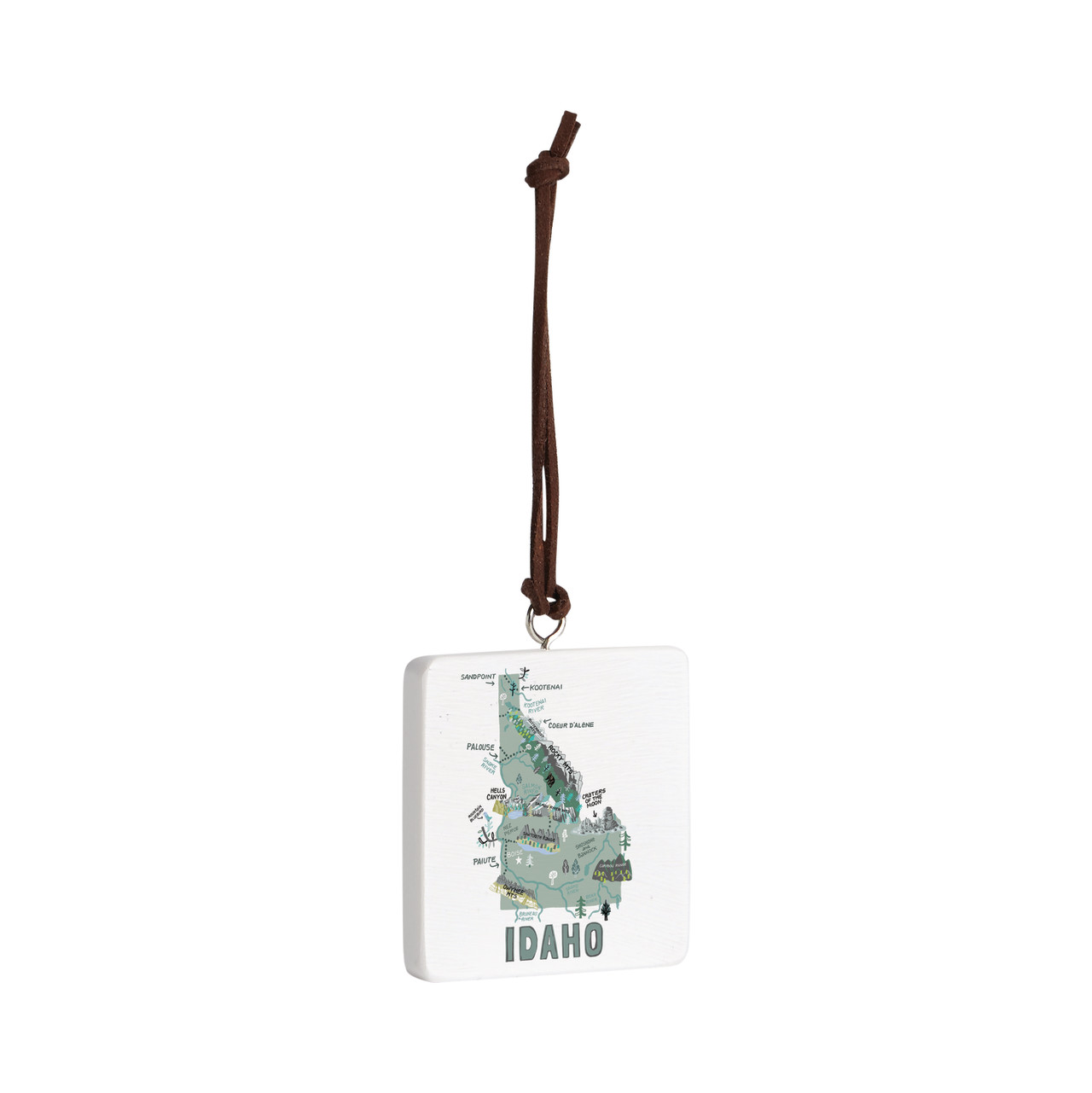 Idaho State Ornament - Bone thumbnail