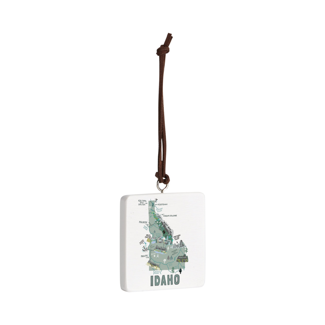 Idaho State Ornament - Bone thumbnail