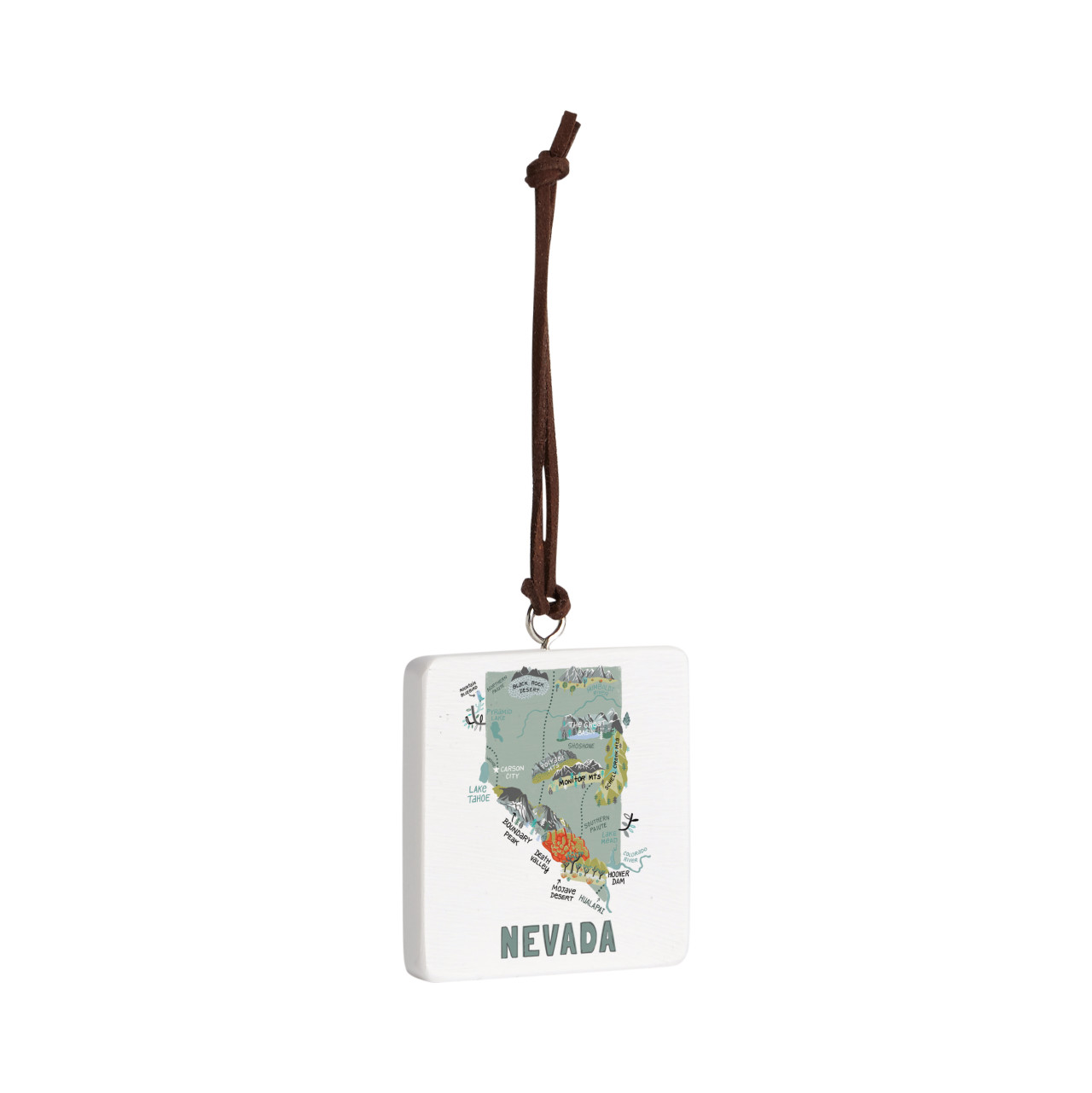 Nevada State Ornament - Bone thumbnail