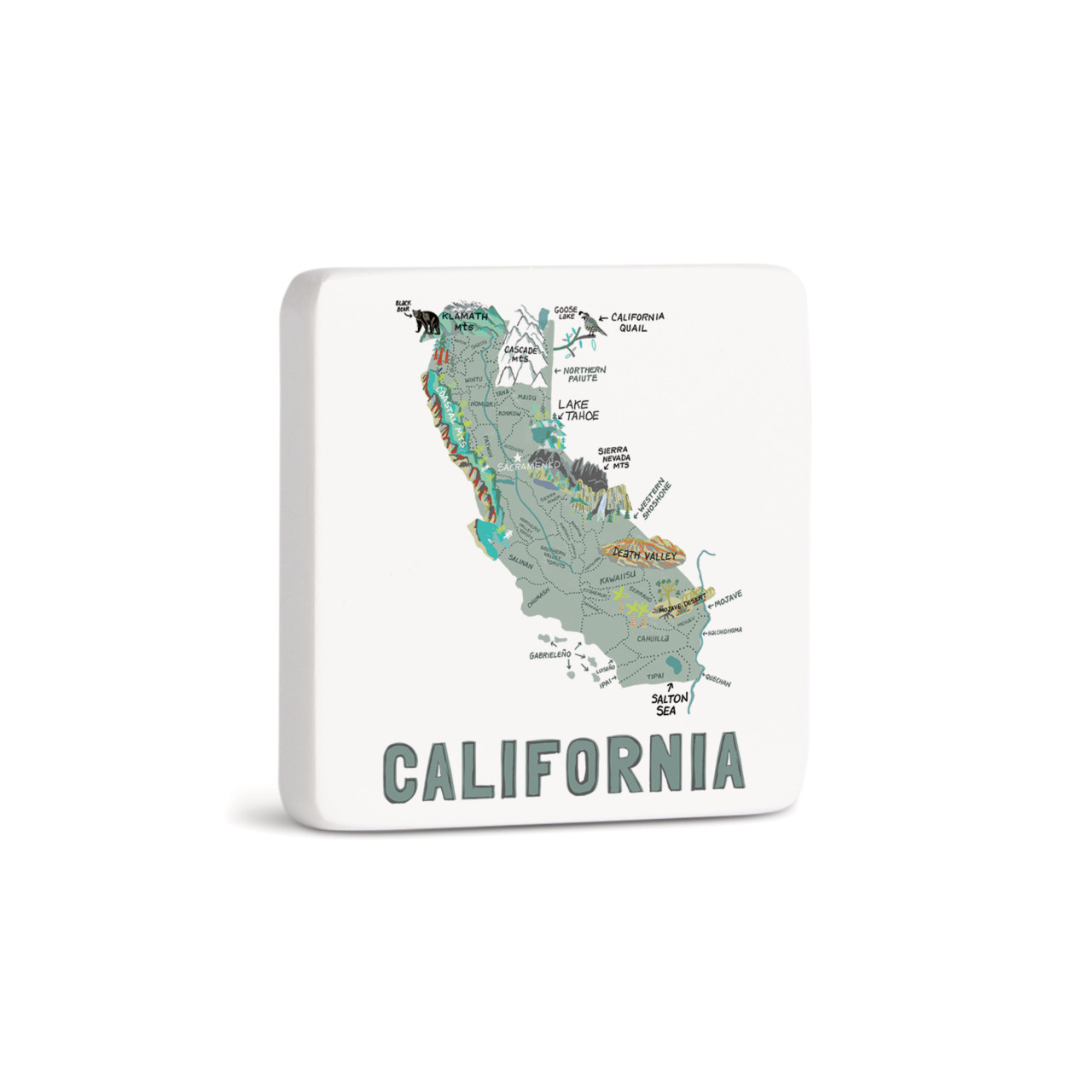 California State Magnet - Bone thumbnail