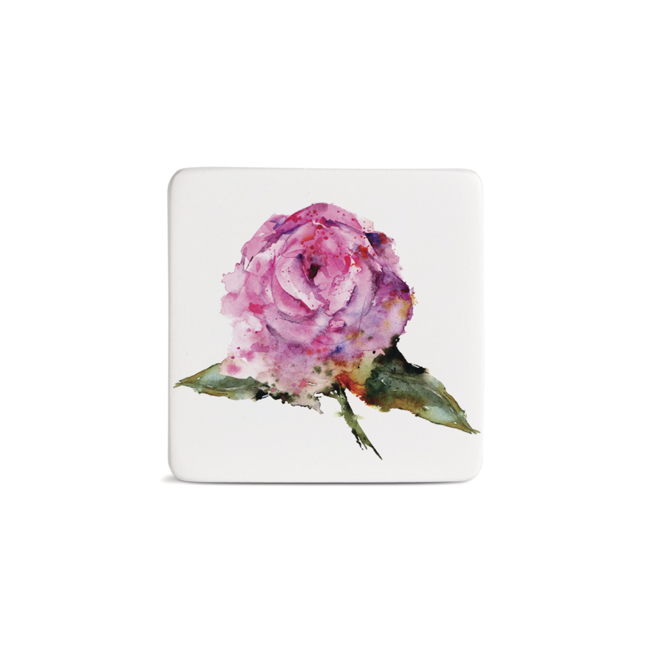 Rose Magnet - Bone thumbnail
