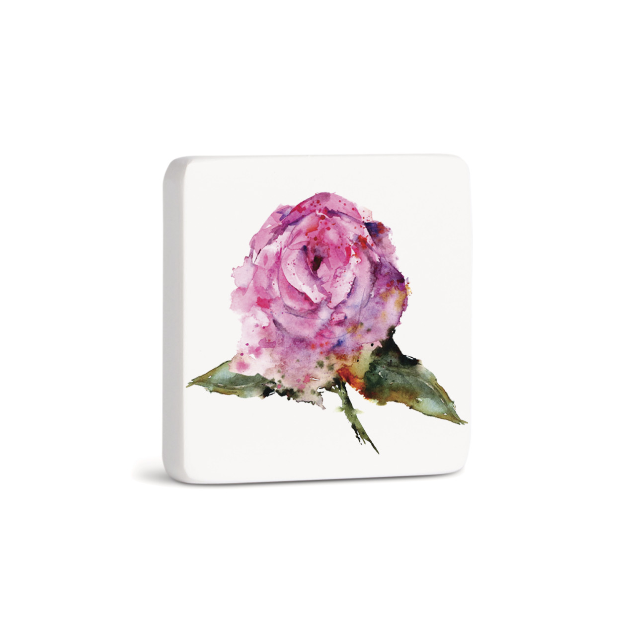 Rose Magnet - Bone thumbnail