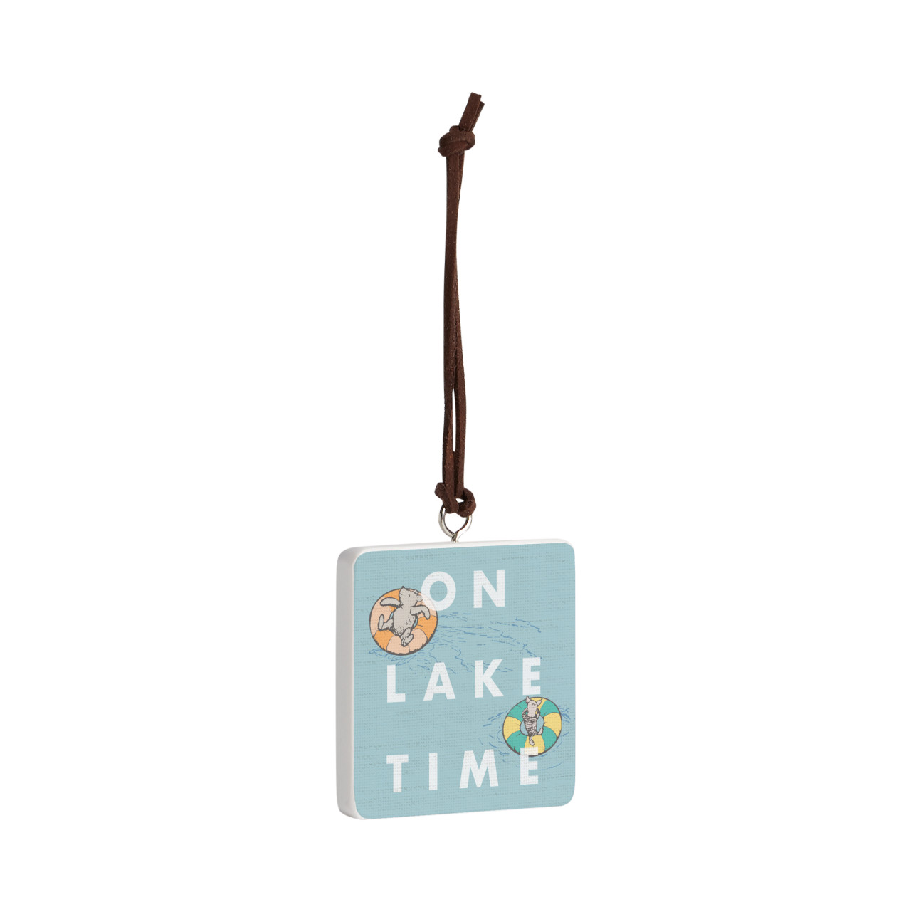 On Lake Time Ornament - Bone thumbnail