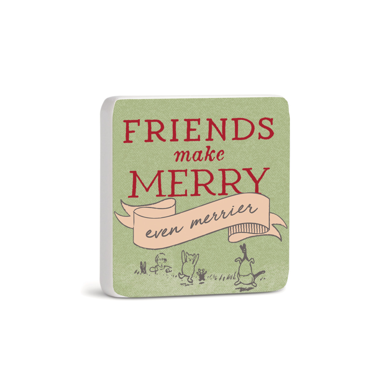 Friends Make Merry Magnet - Bone thumbnail