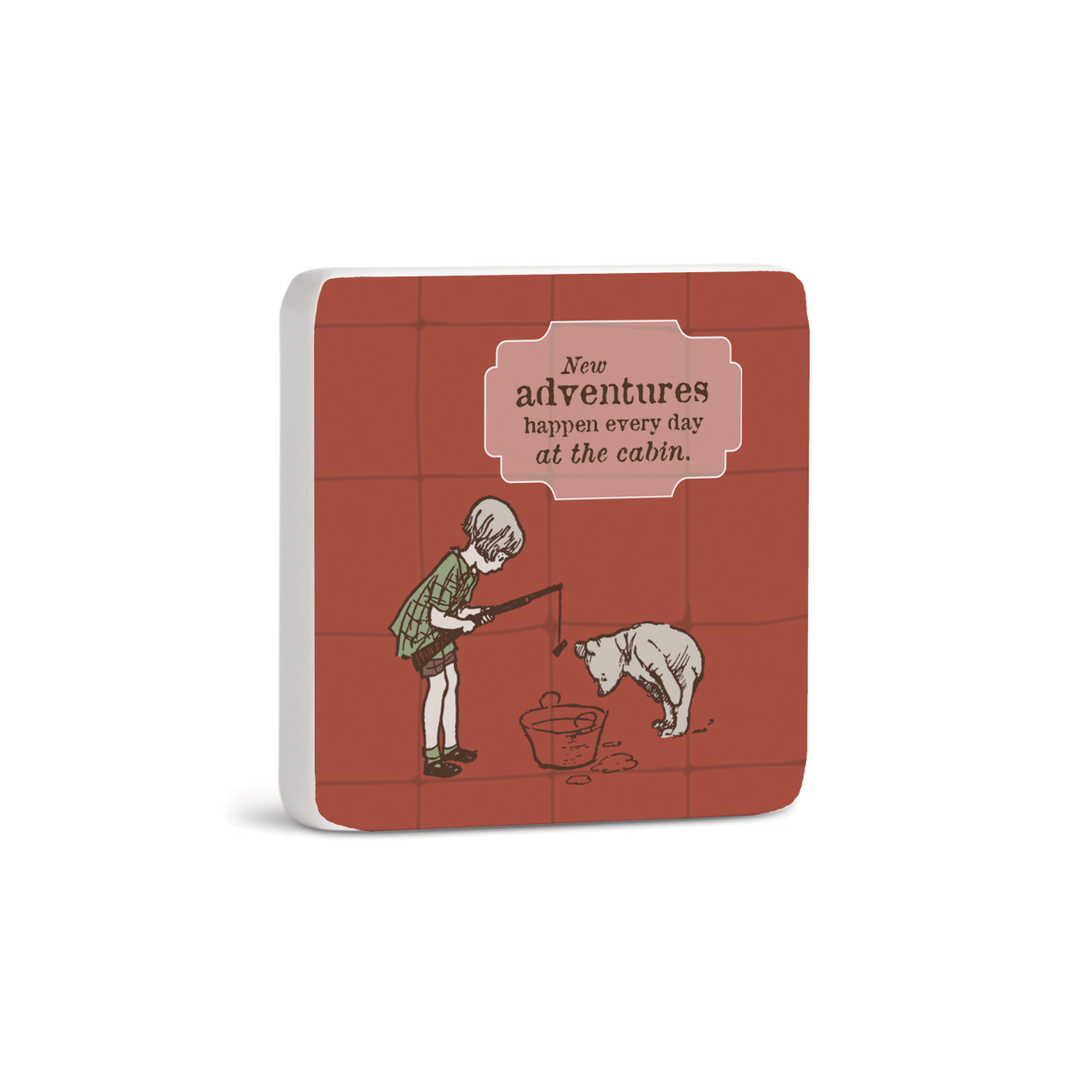 New Adventures Magnet - Bone thumbnail