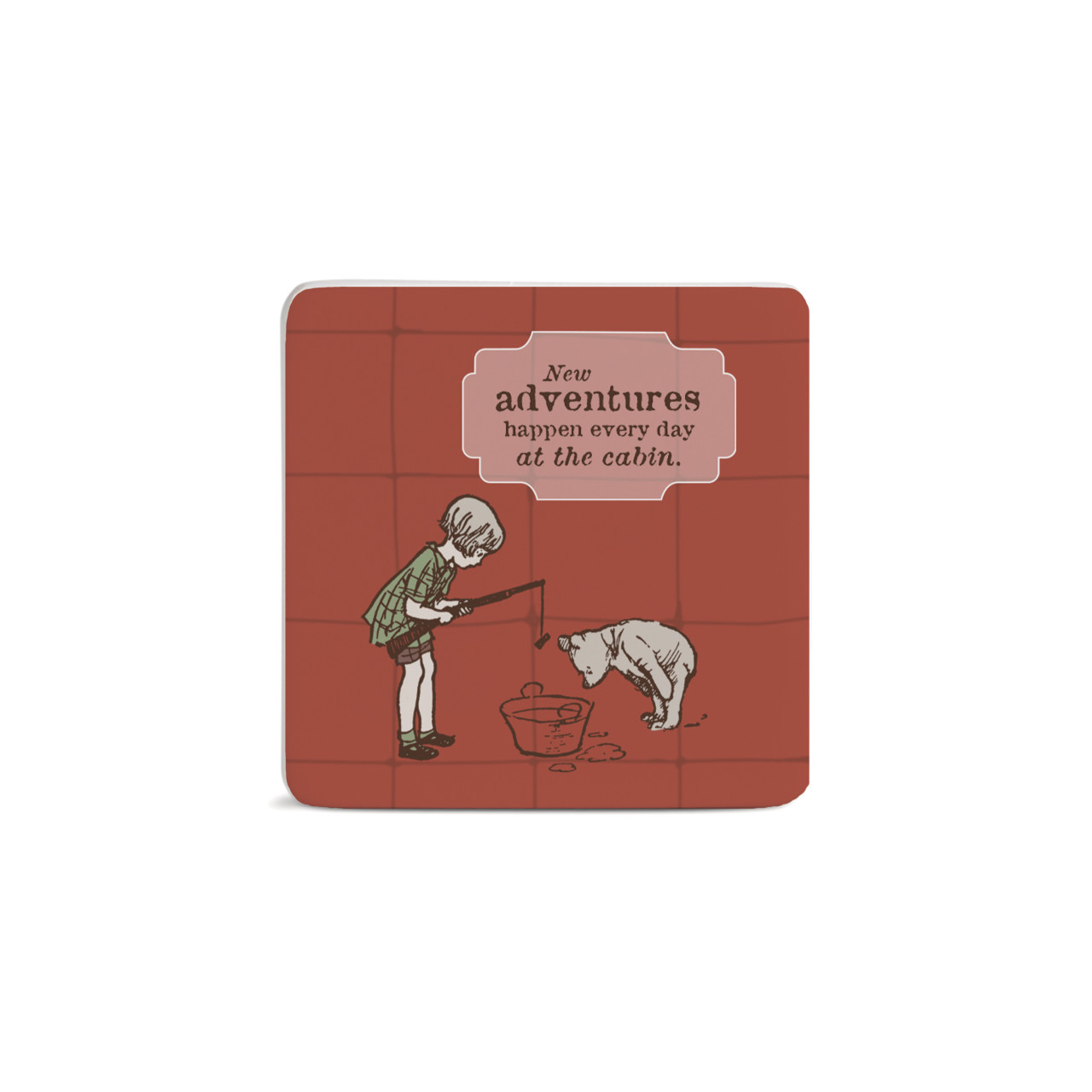 New Adventures Magnet - Bone thumbnail