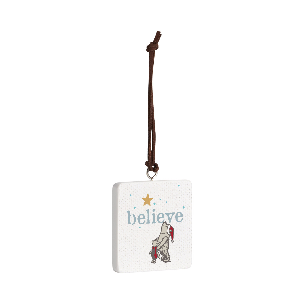 Believe Ornament - Bone thumbnail