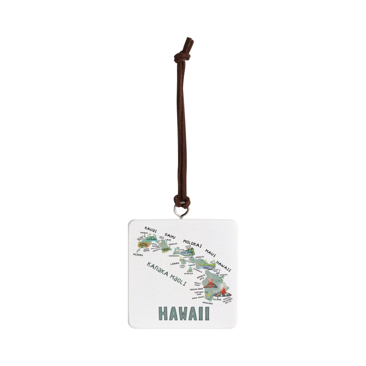 Hawaii State Ornament - Bone thumbnail
