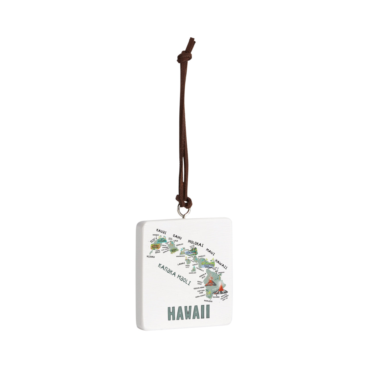 Hawaii State Ornament - Bone thumbnail