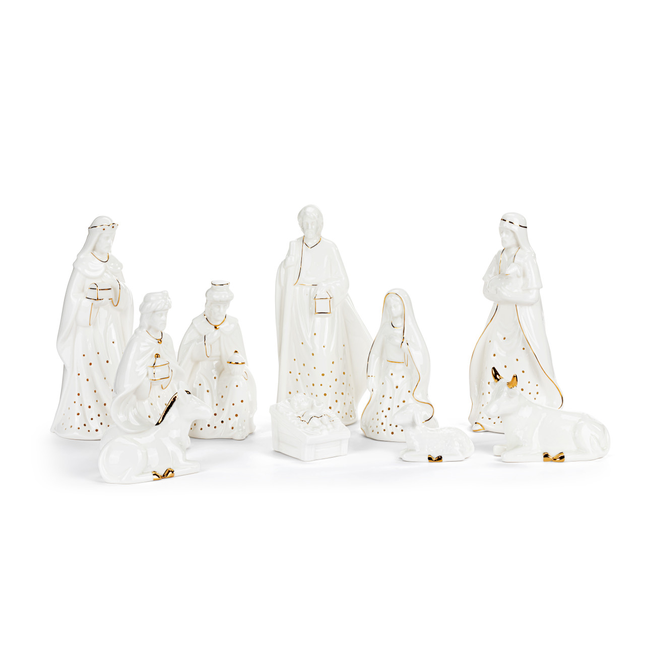 Ceramic LED Nativity Figures - Set of 10 thumbnail
