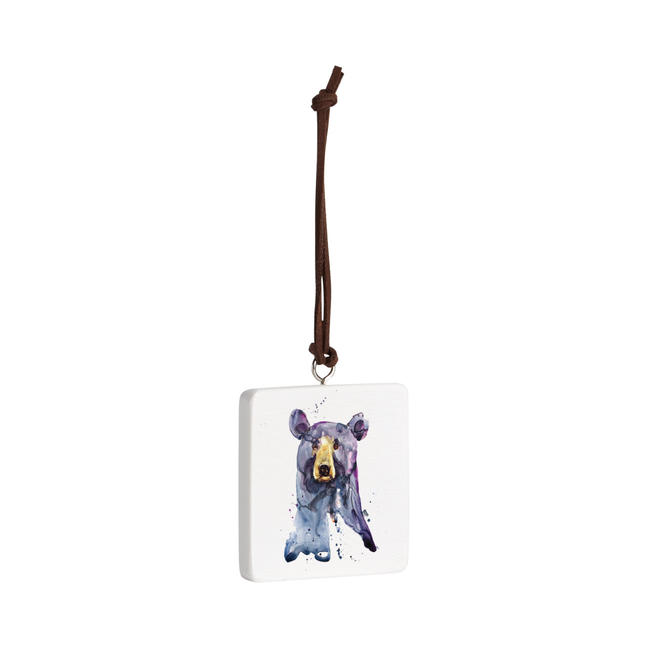 Black Bear Ornament - Bone thumbnail