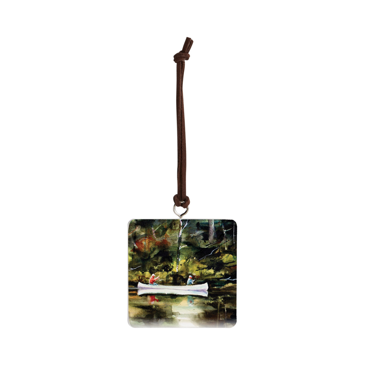 Exploring Back Water Ornament - Bone thumbnail