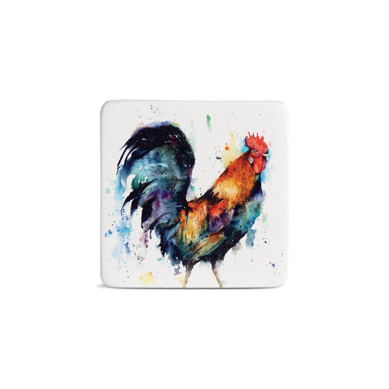Rooster Magnet - Bone thumbnail