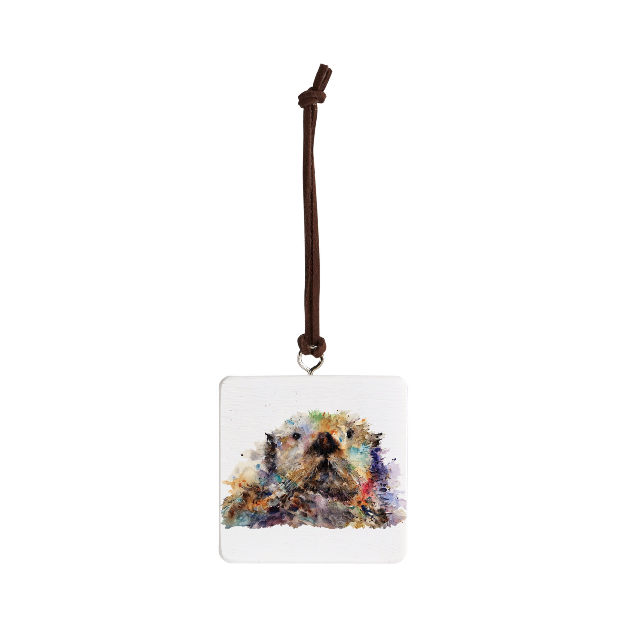 Otter Ornament - Bone thumbnail