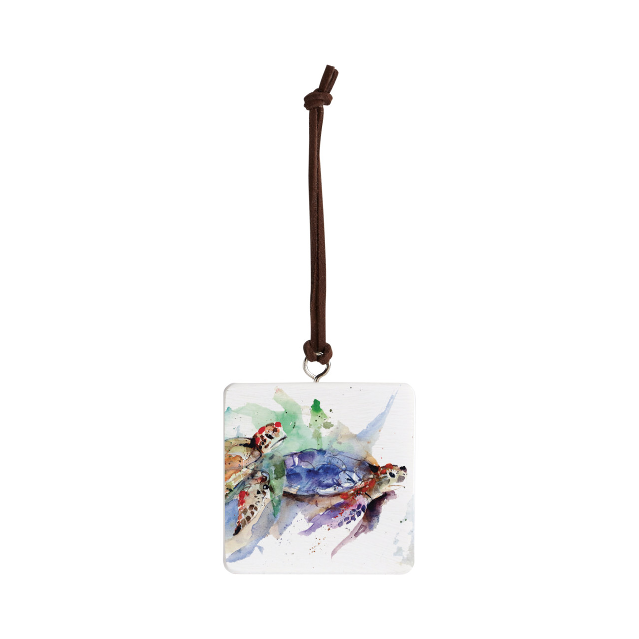 Sea Turtles Ornament - Bone thumbnail