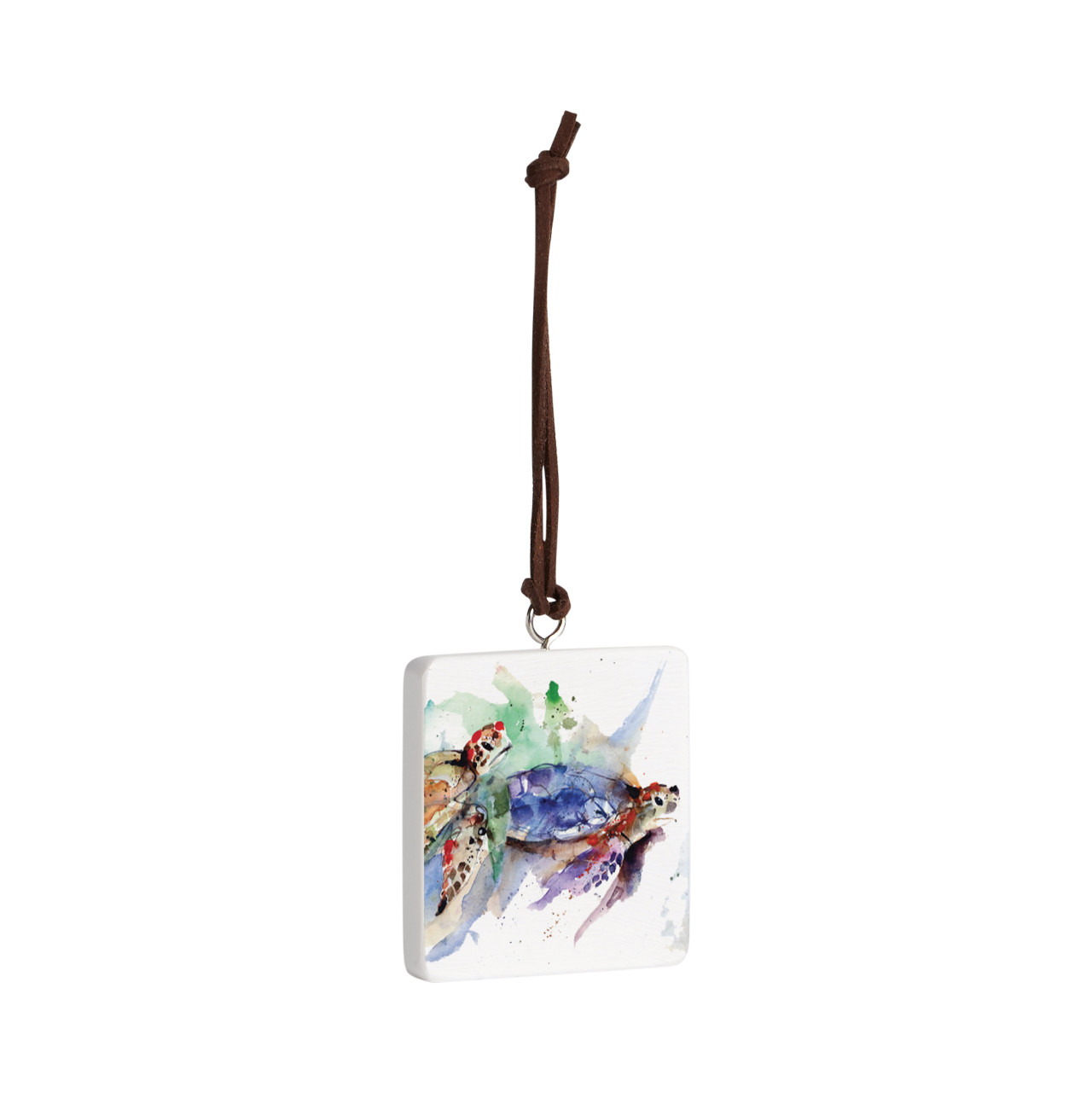 Sea Turtles Ornament - Bone thumbnail