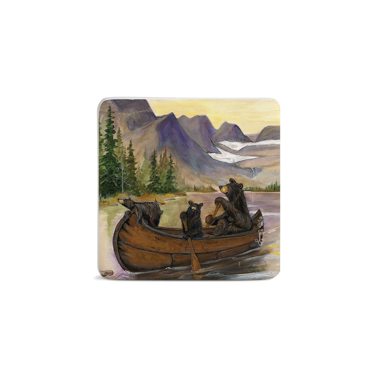 Canoe Trip Magnet - Bone thumbnail