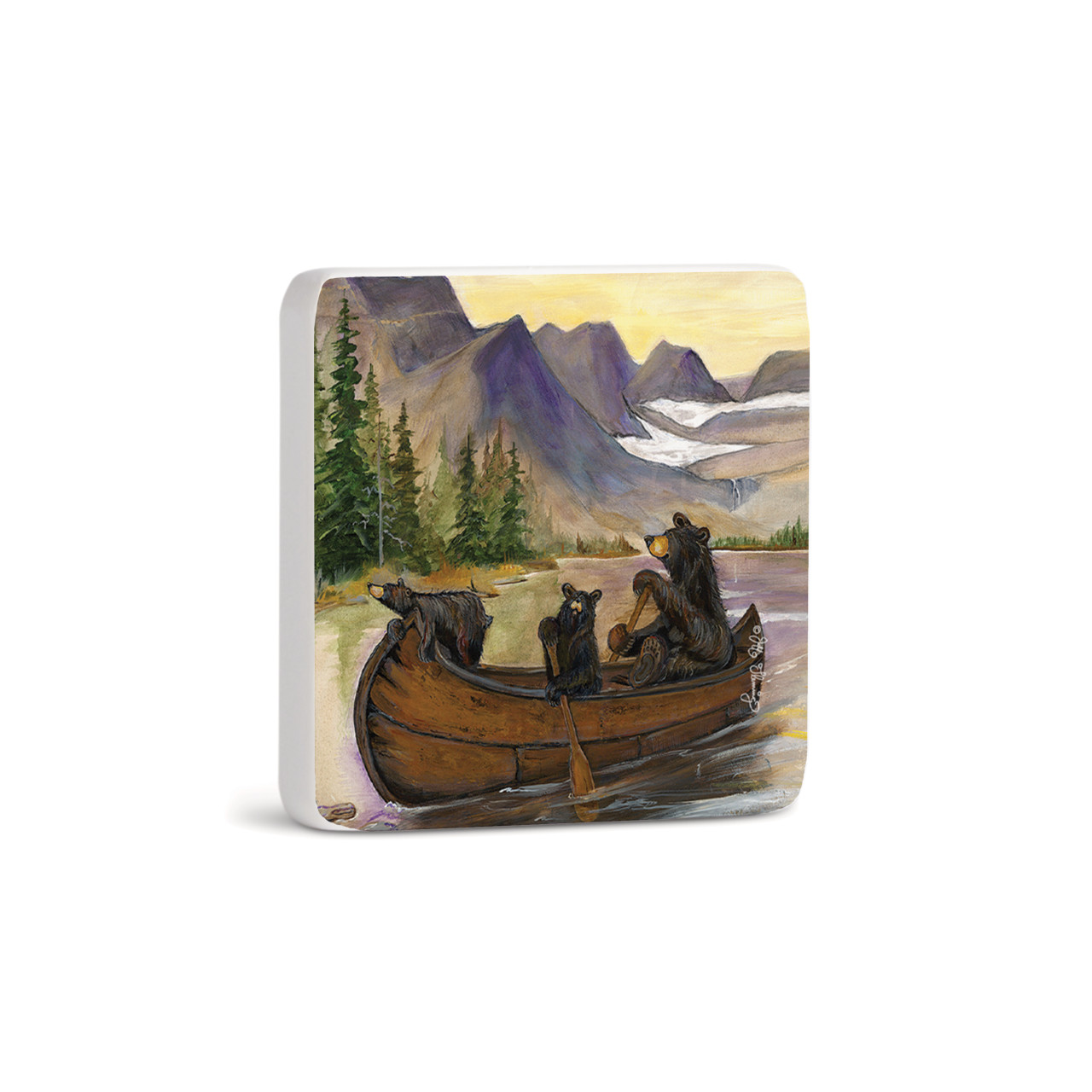 Canoe Trip Magnet - Bone thumbnail