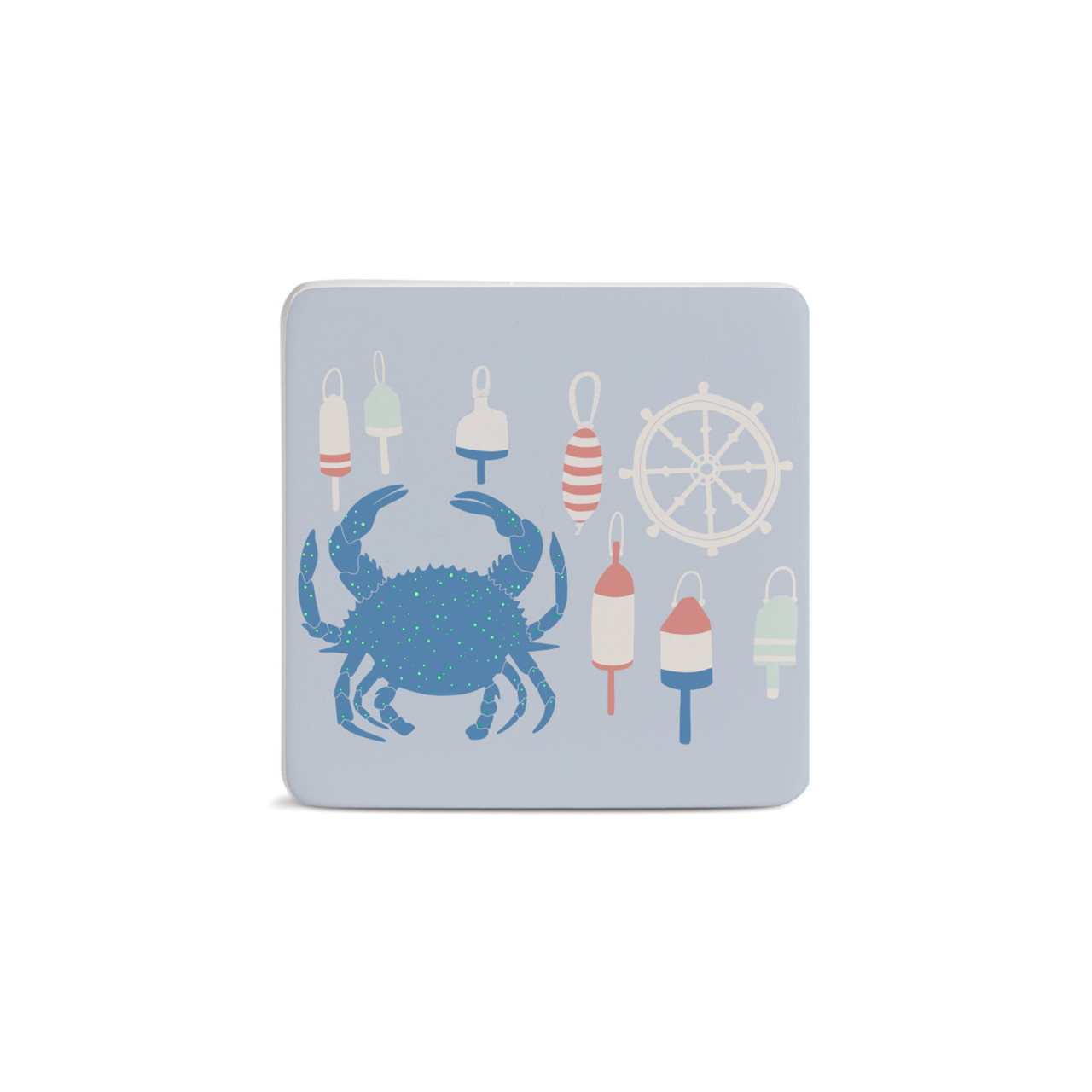 Crabs and Buoys Magnet - Bone thumbnail