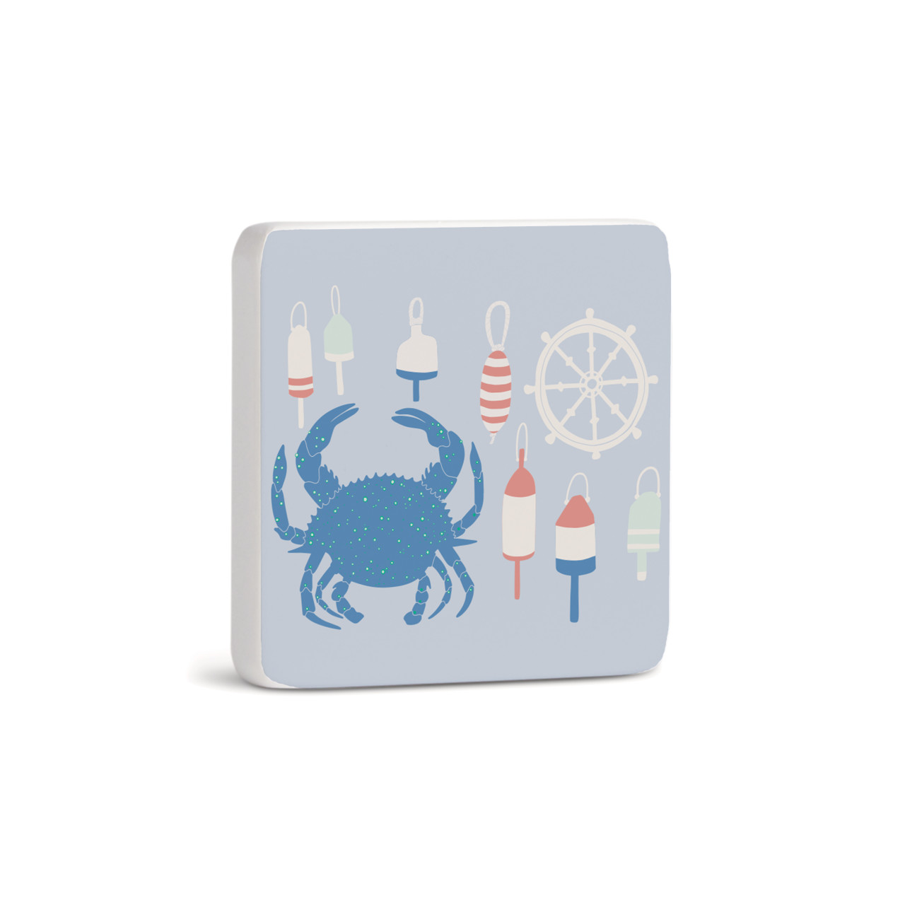 Crabs and Buoys Magnet - Bone thumbnail