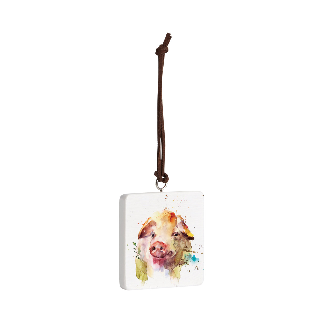 Pig Ornament - Bone thumbnail